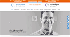 Desktop Screenshot of emersonbraces.com